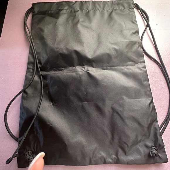 NWOT Authentic Balenciaga Logo Nylon Drawstring Back- Pack - Picture 6 of 7